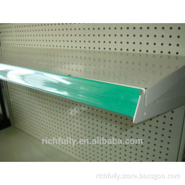 Different colors LOW edge plastic price holder for shelf